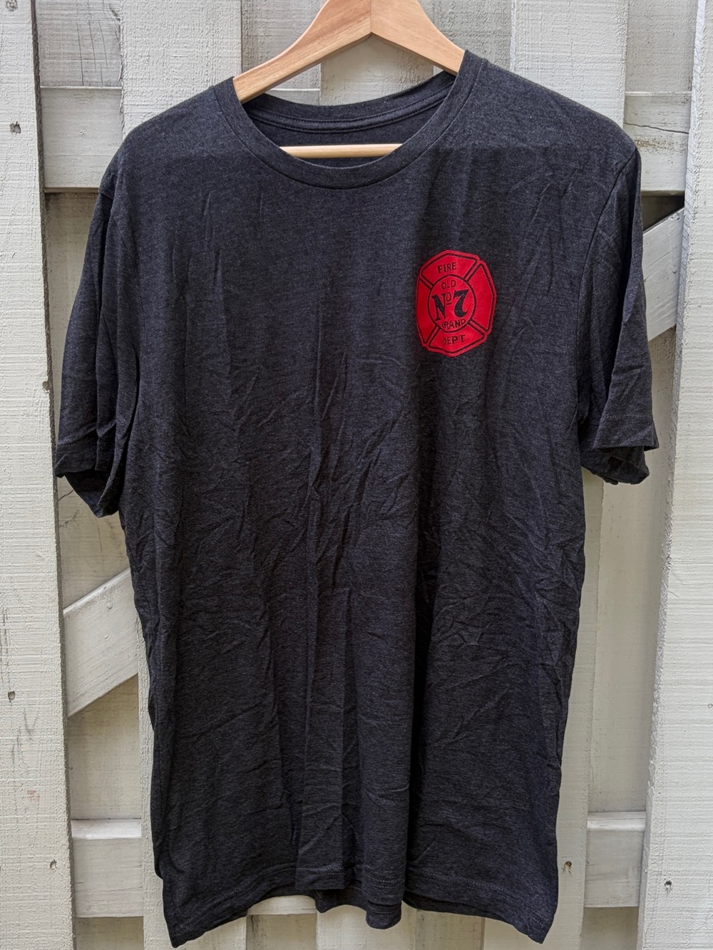 Jack Daniel's Tennessee Fire Graphic Tee Charcoal Grey Men's XL VGUC